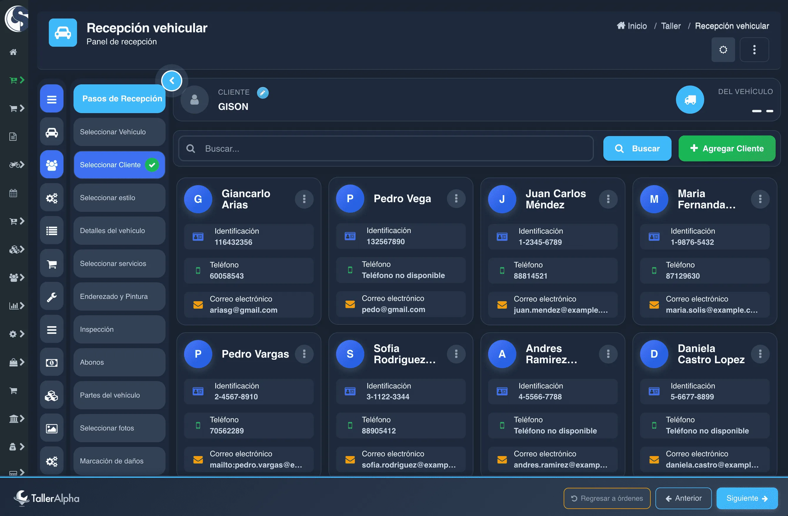 Datos del Propietario